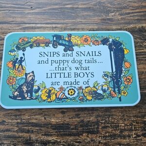 1971 Boys Wooden Wall Hanging